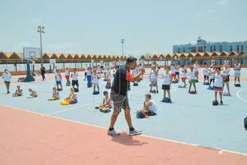 Éxito del campus veraniego del Telde Basket Tara (Foto Francisco Javier Santana)
